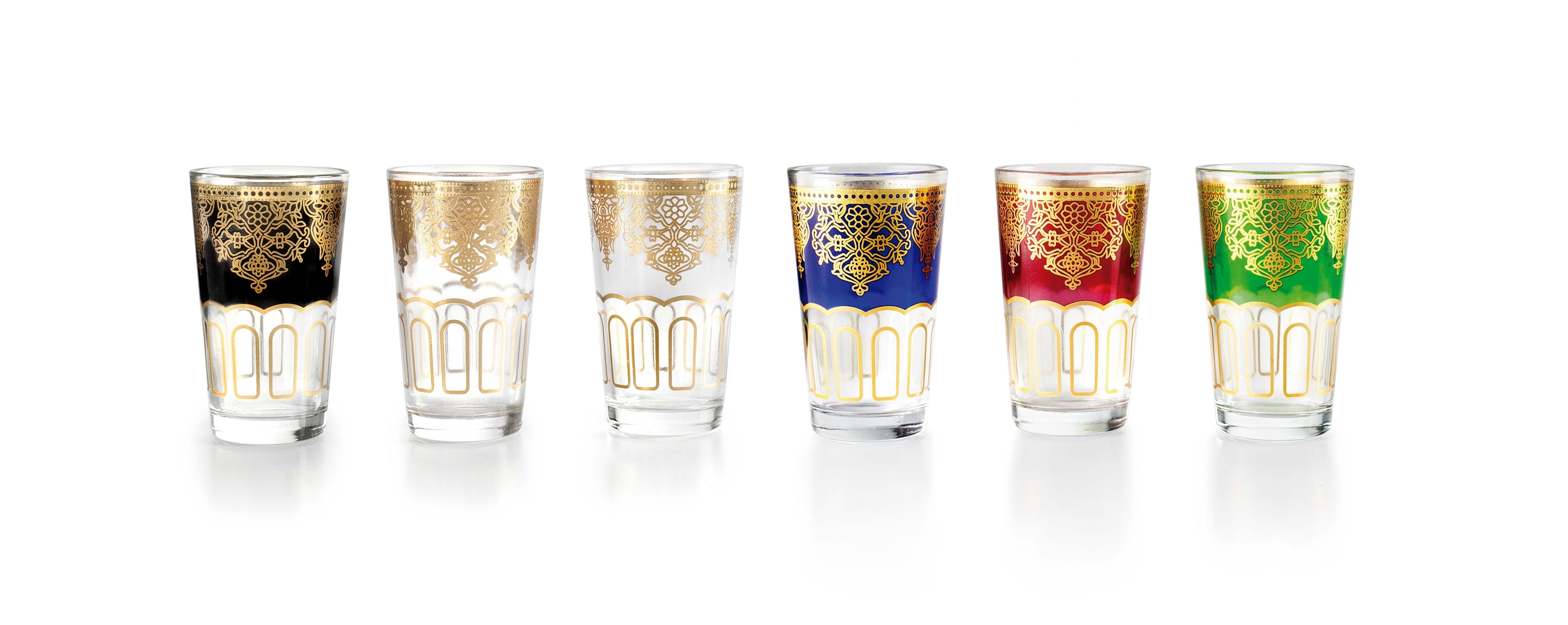 IBILI - Set med 6 te glas